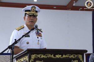 Commo. Roy Vincent Trinidad.  (Photo courtesy of Naval Public Affairs Office)