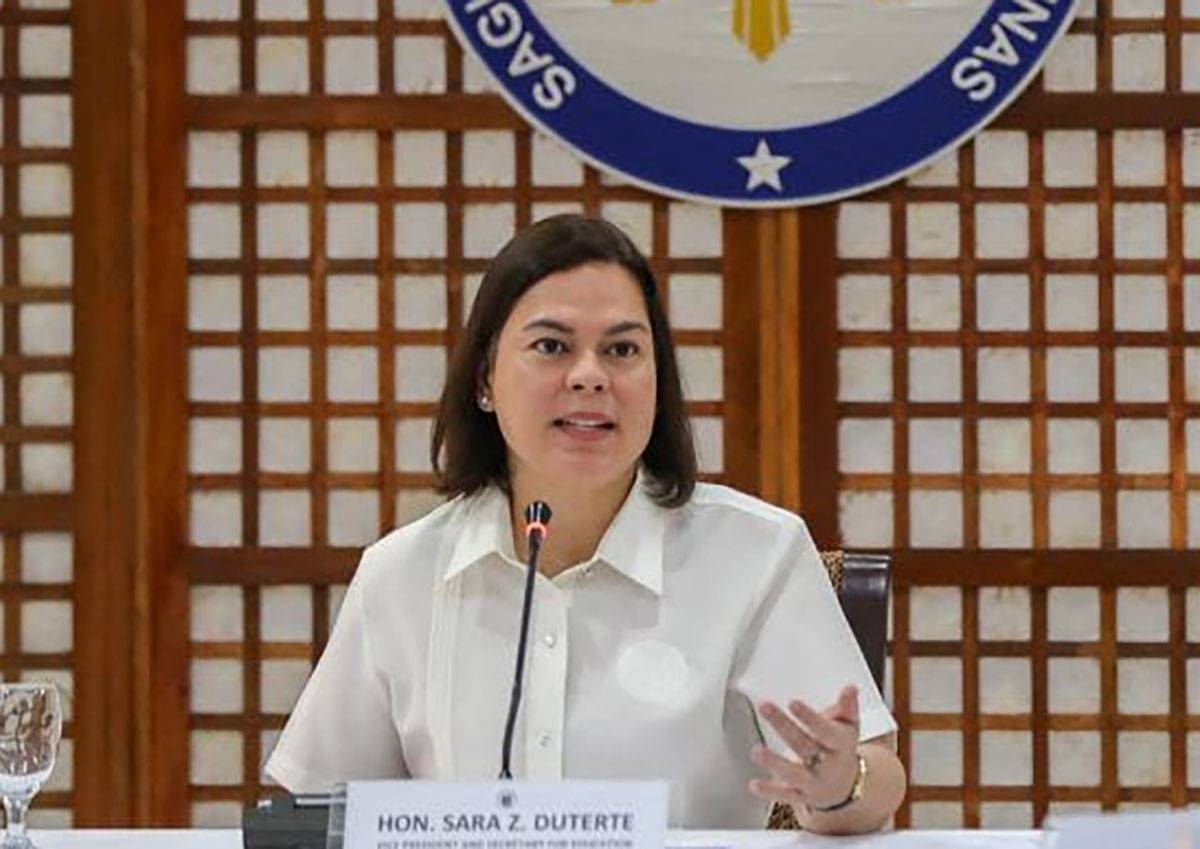 Vice President Sara Duterte Photo from Inday Sara Duterte FB page