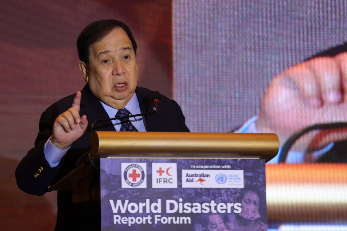 Philippine Red Cross chairman Richard Gordon. CONTRIBUTED PHOTO