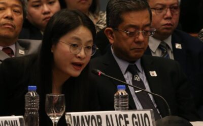 Concerns Over Foreign Influence in Local Governance Bamban, Tarlac Mayor Alice Guo at the Senate hearing. PHOTO BY RENE H. DILAN