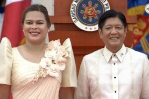Vice President and Education Secretary Sara Duterte-Carpio and President Ferdinand Marcos Jr. CONTRIBUTED PHOTO