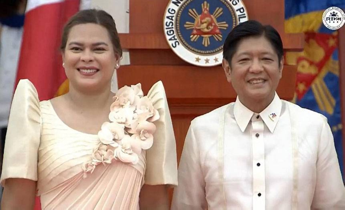 Vice President and Education Secretary Sara Duterte-Carpio and President Ferdinand Marcos Jr. CONTRIBUTED PHOTO