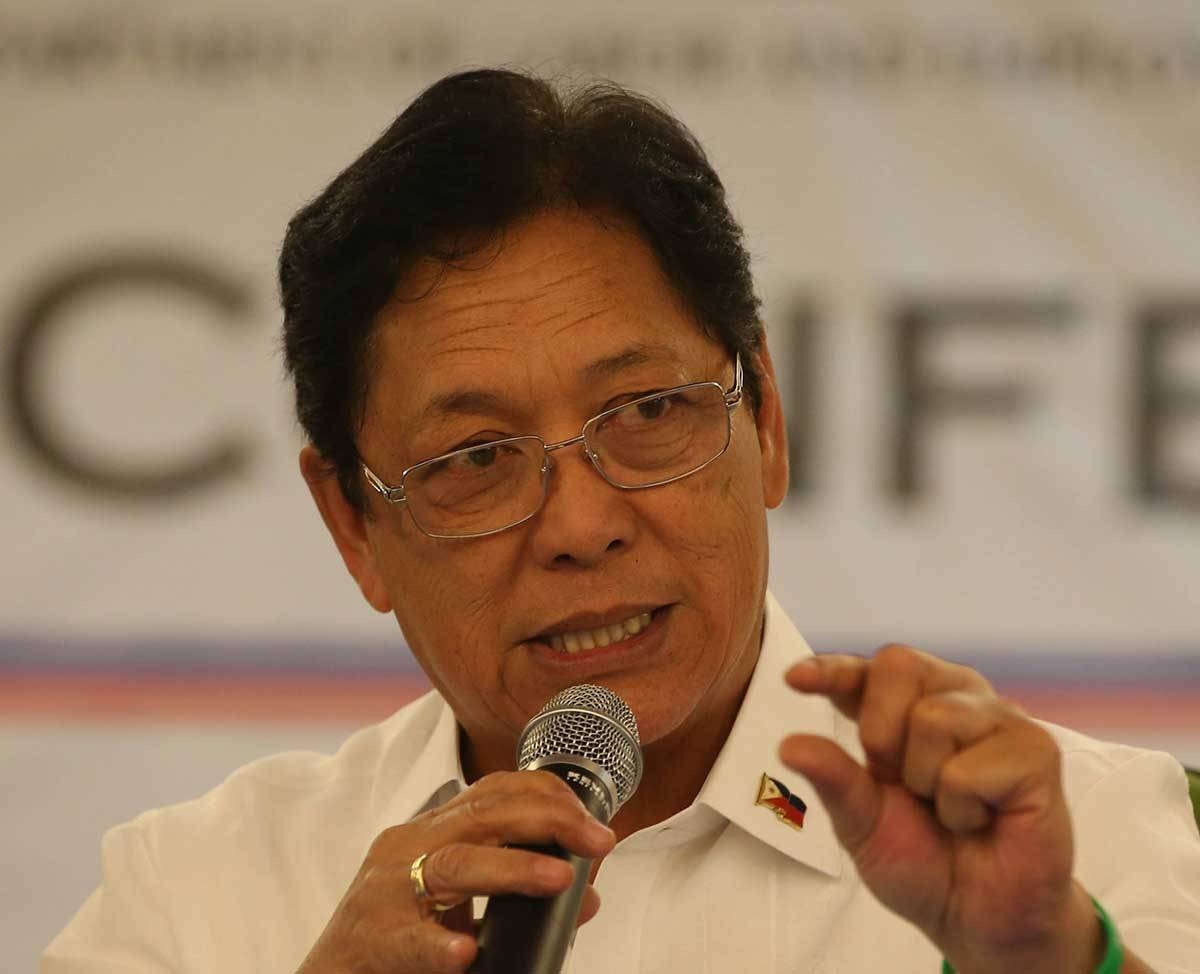Former labor secretary and now MECO Chairman Silvestre Bello III