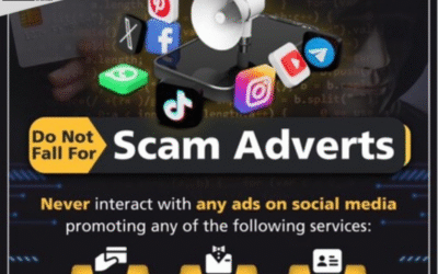 MOI Kuwait official warning about scam ads on Facebook